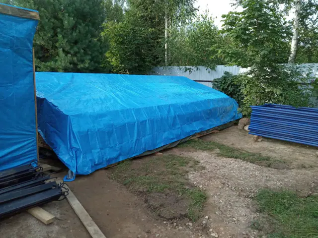 Сборка деревянного каркаса строения №3 - фото 12