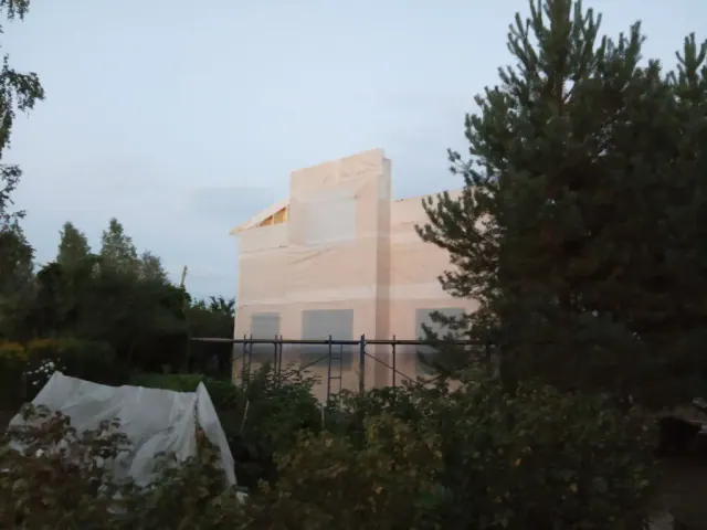 Сборка и обшивка фронтонов - фото 6